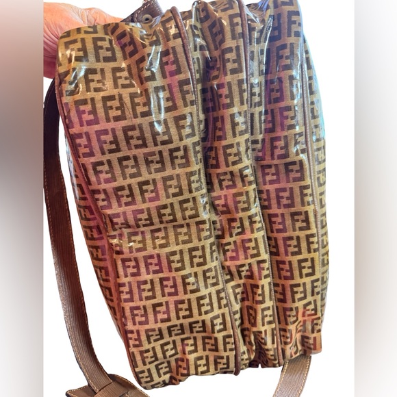 Fendi Brown Monogram Travel Bag - Picture 5 of 12